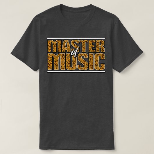 Master of Music T-shirt (Design voorkant)