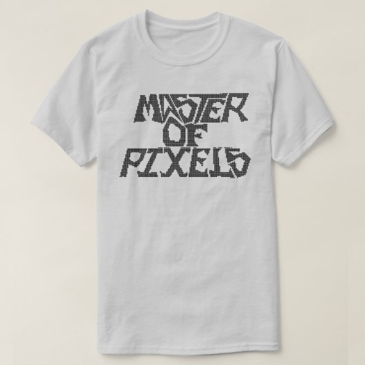 Master of Pixels T-Shirt (Design voorkant)