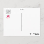 Master of Rabiit Newyears card Briefkaart (Achterkant)