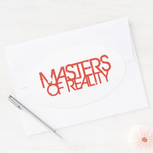 Master of Reality album Ovale Sticker (Envelop)