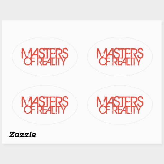 Master of Reality album Ovale Sticker (Vel)