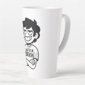 Master of Sarcasm humoristische cartoon illustrati Latte Mok (Rechterhoek)
