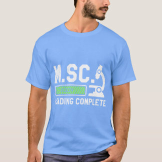 Master of Science laden voltooid Master diploma T-shirt