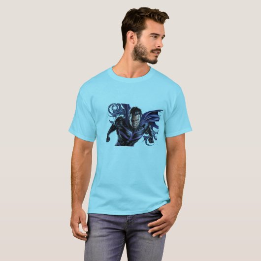 Master of Shadows - Angst Manipulatie Superheld T-shirt (Voorkant volledig)