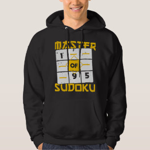 Master of Sudoku Sudoku Champion Wiskunde spel Jok Hoodie