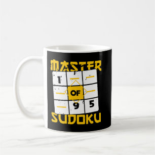 Master of Sudoku Sudoku Champion Wiskunde spel Jok Koffiemok
