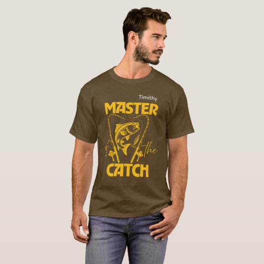 Master Of The Catch Custom SVG Graphic T-Shirt (Voorkant volledig)