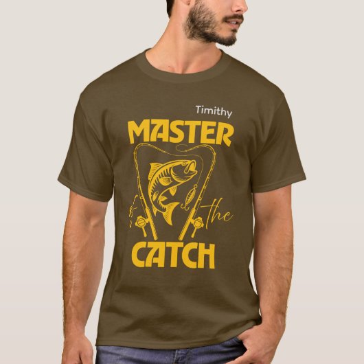 Master Of The Catch Custom SVG Graphic T-Shirt (Voorkant)