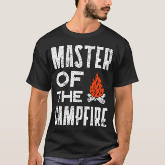 Master Of The Kampvuur Kampeer Papa Camping T-shir T-shirt