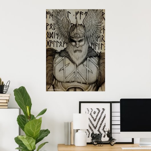 "Master of the Runes" Poster (Thuiskantoor)