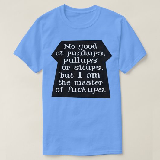 Master of Ups T-shirt (Design voorkant)