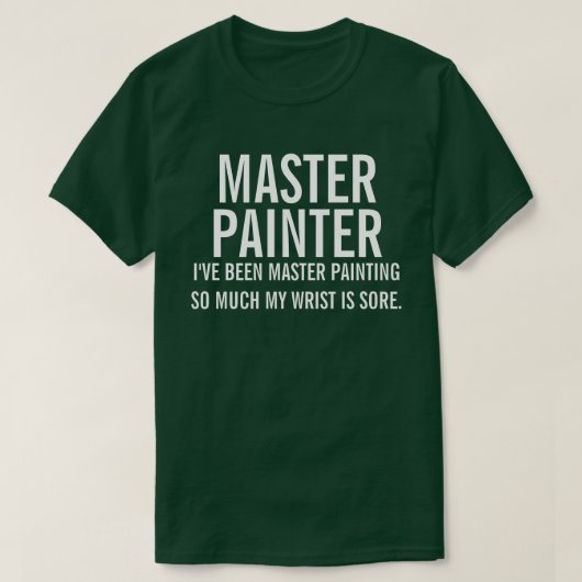 Master Painter T-shirt (Design voorkant)