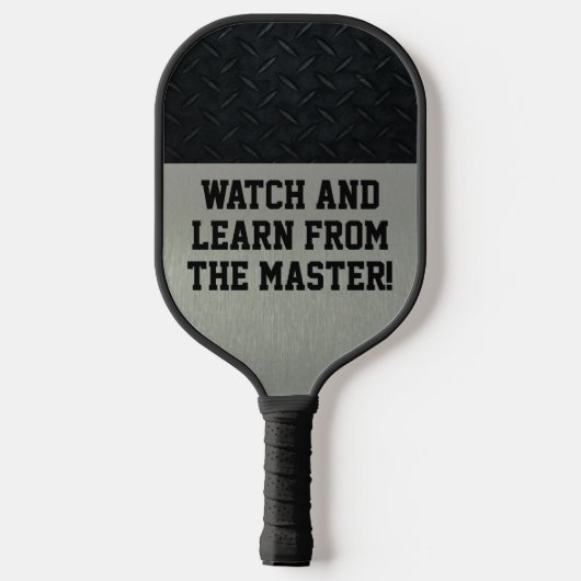 Master Pickleball Player Funny Cool Paddle (Achterkant)