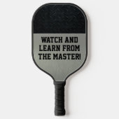 Master Pickleball Player Funny Cool Pickleball Paddle (Voorkant)