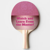 Master Ping Pong Player Ping-Pong Paddle Tafeltennisbatje (Achterkant)