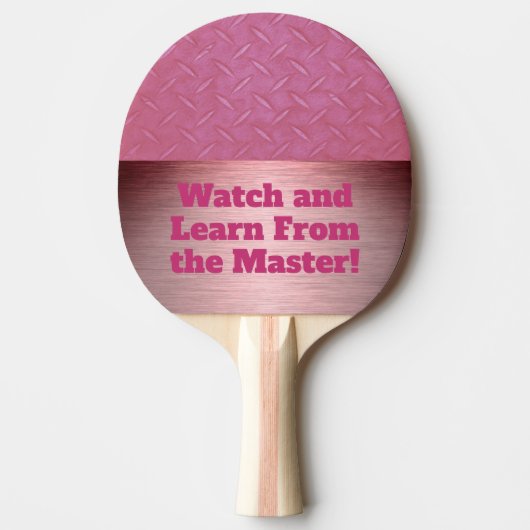 Master Ping Pong Player Ping-Pong Paddle Tafeltennisbatje (Voorkant)