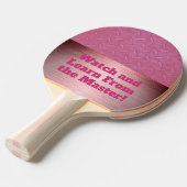 Master Ping Pong Player Ping-Pong Paddle Tafeltennisbatje (Voorkant Gekanteld)