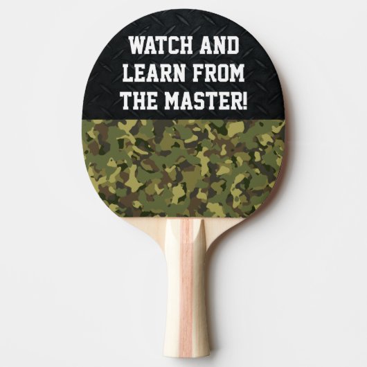 Master Ping Pong Player Ping-Pong Paddle Tafeltennisbatje (Voorkant)