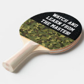 Master Ping Pong Player Ping-Pong Paddle Tafeltennisbatje (Voorkant Gekanteld)