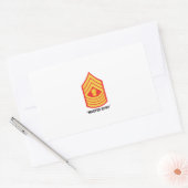 Master Pistolen Rechthoekige Sticker (Envelop)