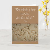 Master Plato-felicitaties Kaart (Gele Bloem)