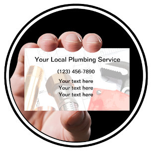 Master Plumber-Visitekaartjes Visitekaartje