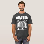 Master Professional Notes Piano Pianist Player T-shirt (Voorkant volledig)