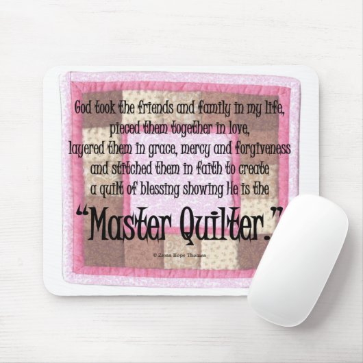 Master quilter muismat (Met muis)