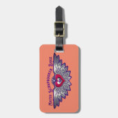 Master Scrapbooker Badge Bagagelabel (Voorkant verticaal)