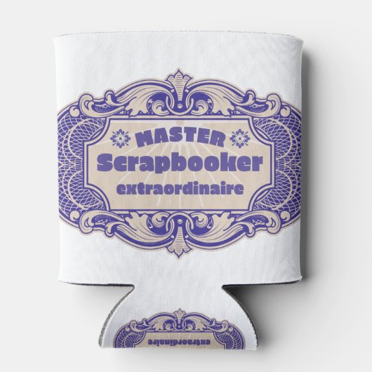 "Master Scrapbooker Extraordinaire" Blikjeskoeler (Achterkant)