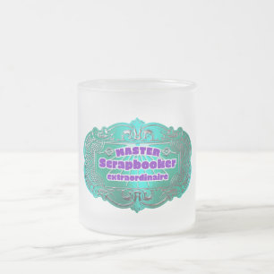 "Master Scrapbooker Extraordinaire" Matglas Koffiemok