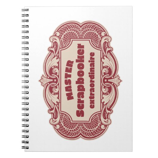 Master Scrapbooker Extraordinaire Notitieboek (Voorkant)