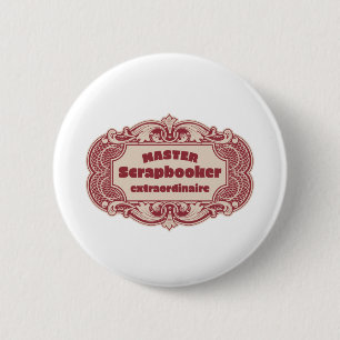 Master Scrapbooker Extraordinaire Ronde Button 5,7 Cm