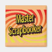 "Master Scrapbooker" Magneet (Voorkant)