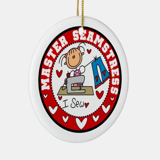 Master Seamstress Keramisch Ornament (Rechts)