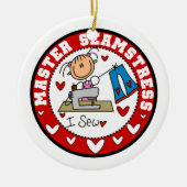 Master Seamstress Keramisch Ornament (Voorkant)