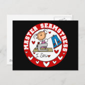 Master Seamstress T-shirts en cadeaus Briefkaart (Voorkant / Achterkant)