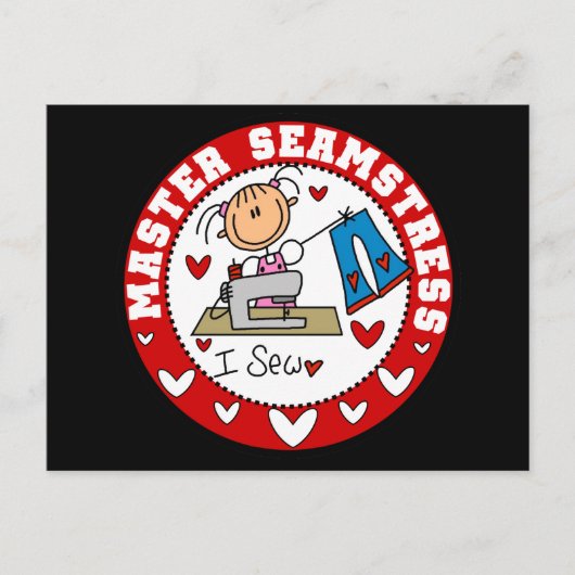 Master Seamstress T-shirts en cadeaus Briefkaart (Voorkant)
