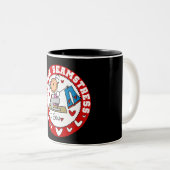 Master Seamstress Tweekleurige Koffiemok (Voorkant rechts)