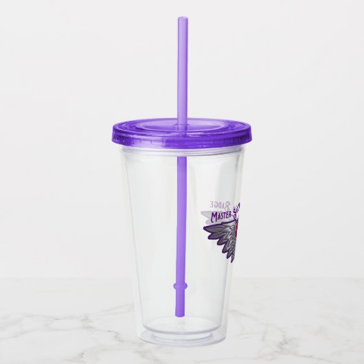 Master Sshit Book Badge Acryl Drinkbeker (Rechts)