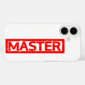 Master Stamp Case-Mate iPhone Case (Achterkant (horizontaal))