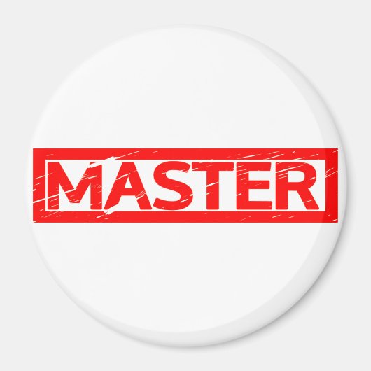 Master Stamp Magneet (Voorkant)