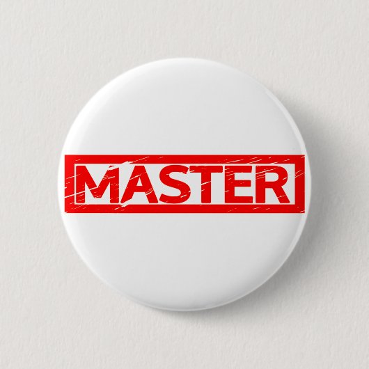 Master Stamp Ronde Button 5,7 Cm (Voorkant)