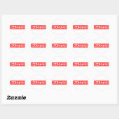 Master Stamp Ronde Sticker (Vel)