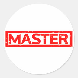 Master Stamp Ronde Sticker