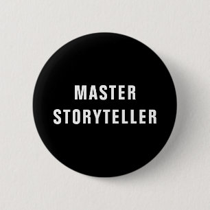 Master Storyteller - Gamemaster - Schrijver Ronde Button 5,7 Cm