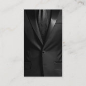 Master Tailor Classic Black Tuxedo Boutique Visitekaartje (Voorkant)