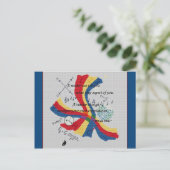 MASTER TEACHER Leerleraar Verspreid ontwerp Briefkaart (Staand voorkant)