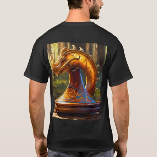 Master the Game: T-shirts met strategisch schaakst (Achterkant)