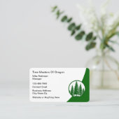 Master Tree Services-Visitekaartje Visitekaartje (Staand voorkant)